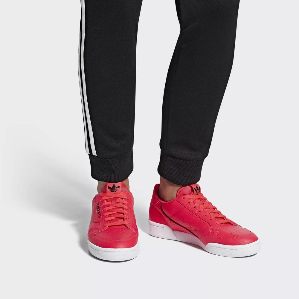 Adidas Continental 80 Tenis Rojos Para Hombre (MX-54620)